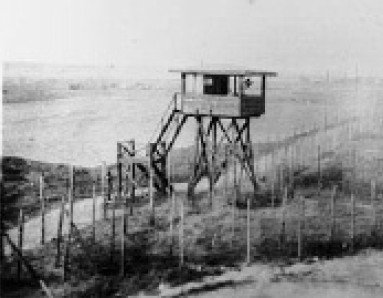 Prison camp guard tower